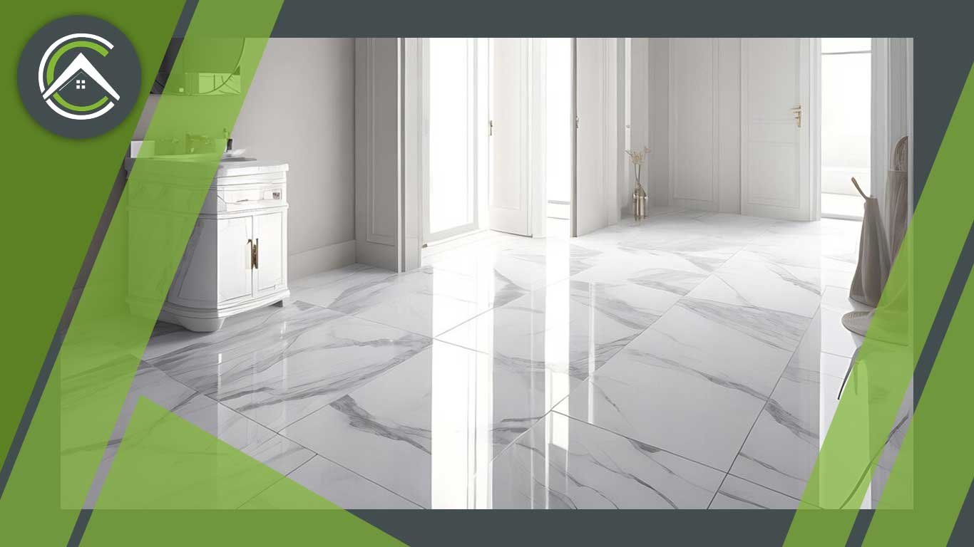 luxerious bathroom floor waterproof
