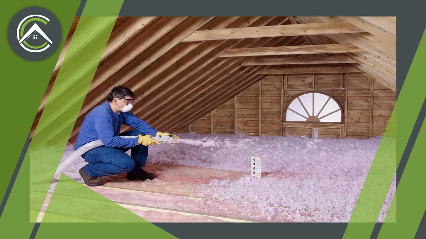 how to install cellulose insulation in attic