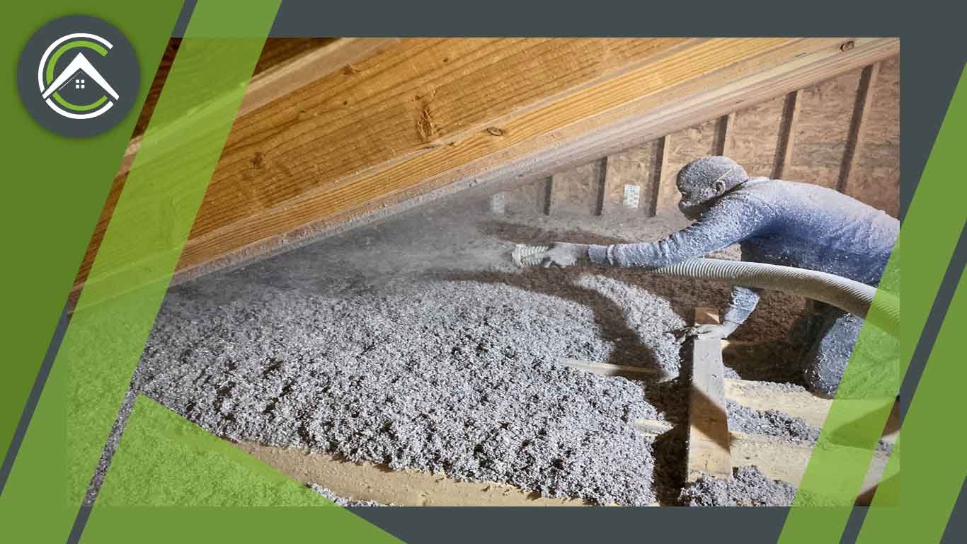 Recycled Blown-In Insulation for Attic