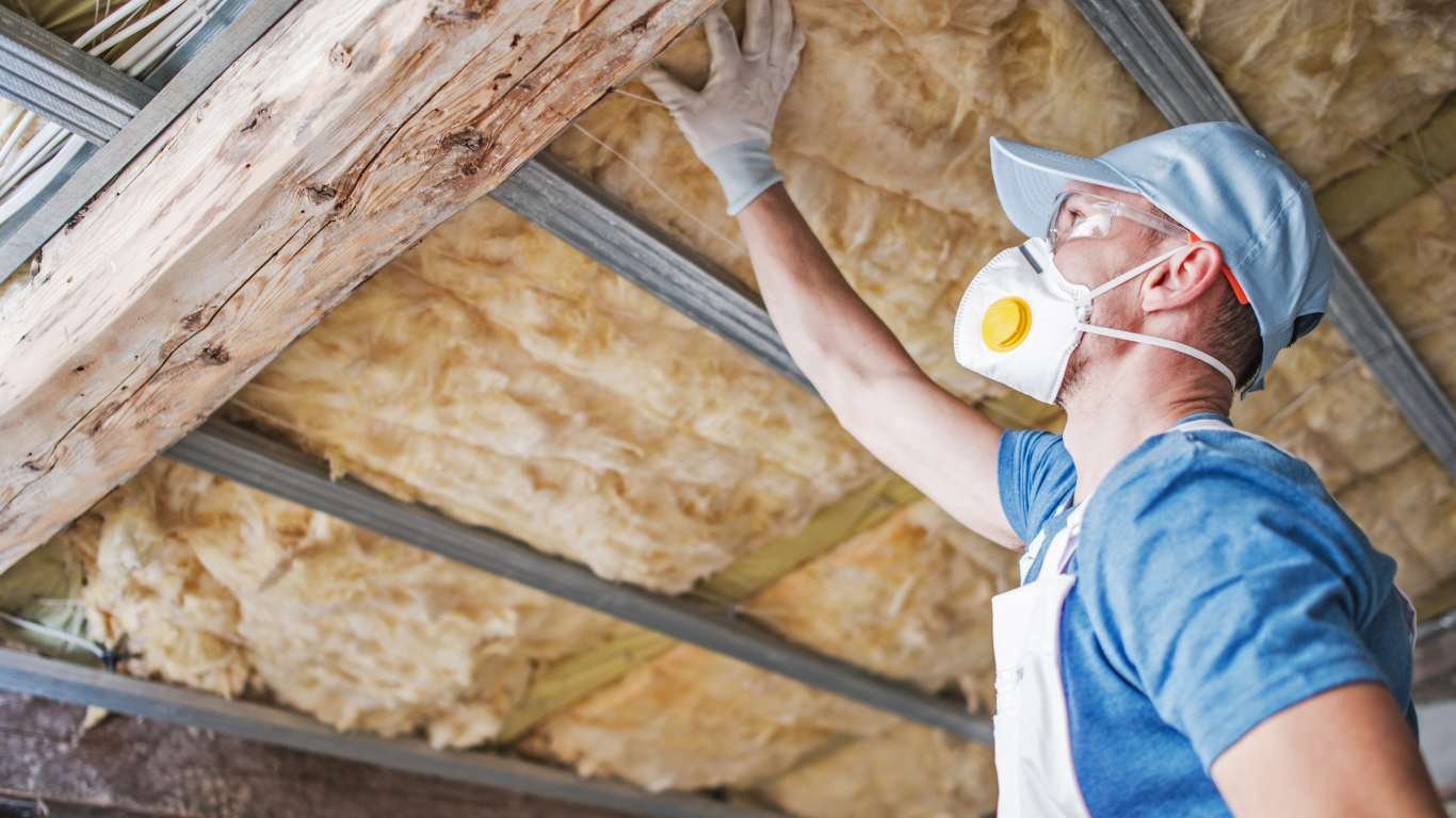 the final process of attic insulation removal