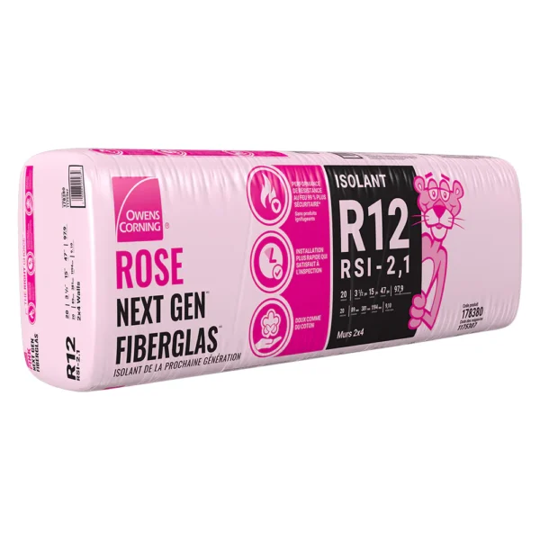 Owens Corning R-12 PINK NEXT GEN FIBERGLAS Insulation