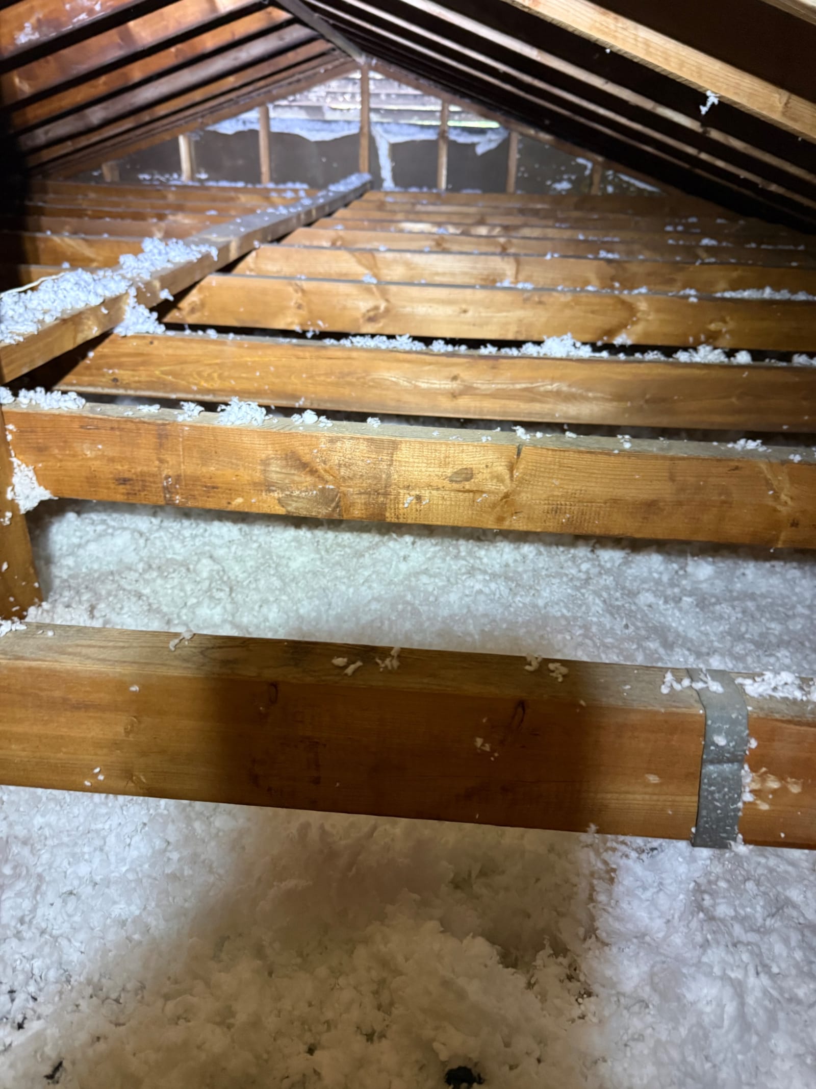 Etobicoke — Princess Gardens attic project — before and after photos