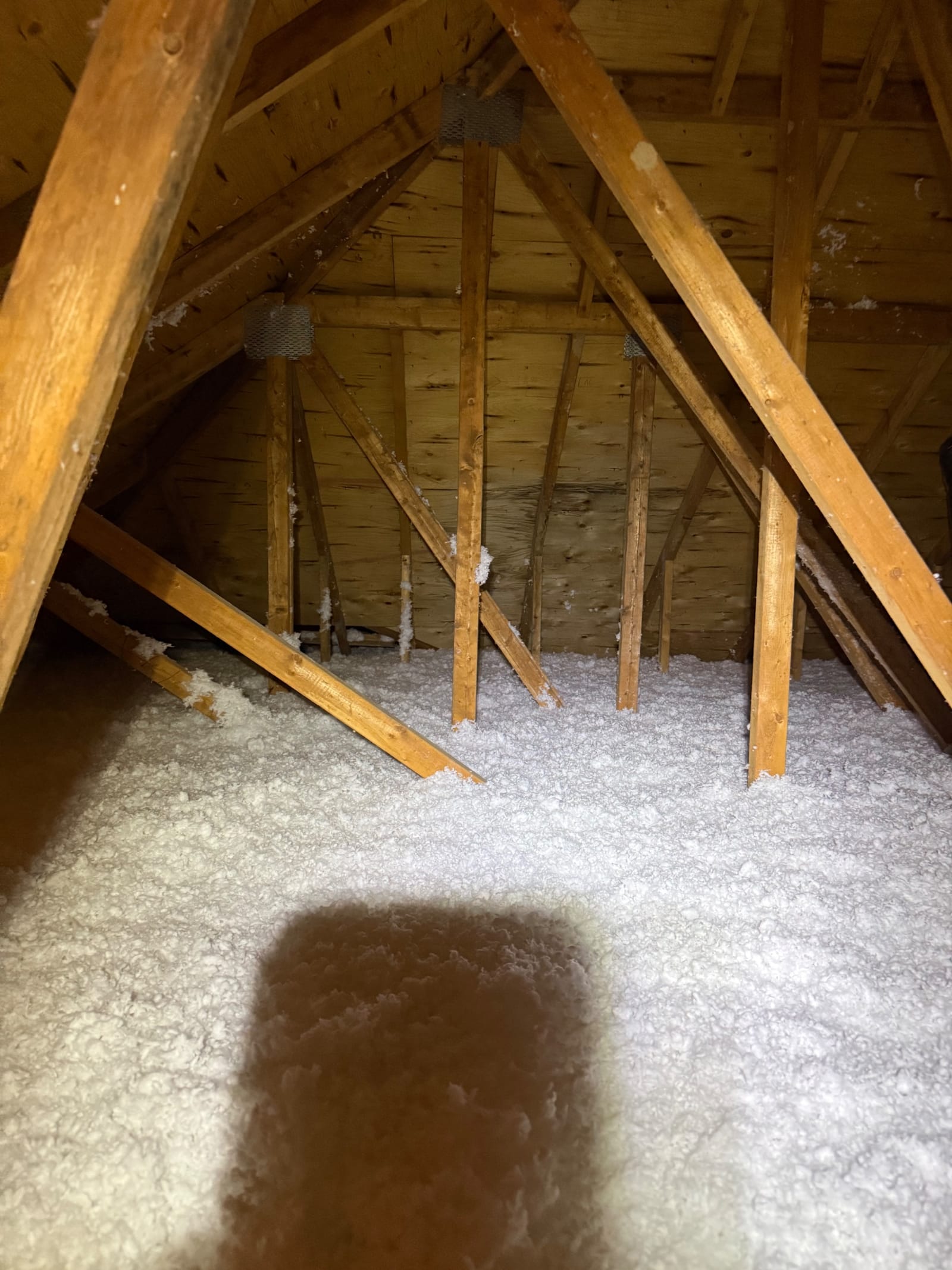Markham — Milliken attic project — before and after photos