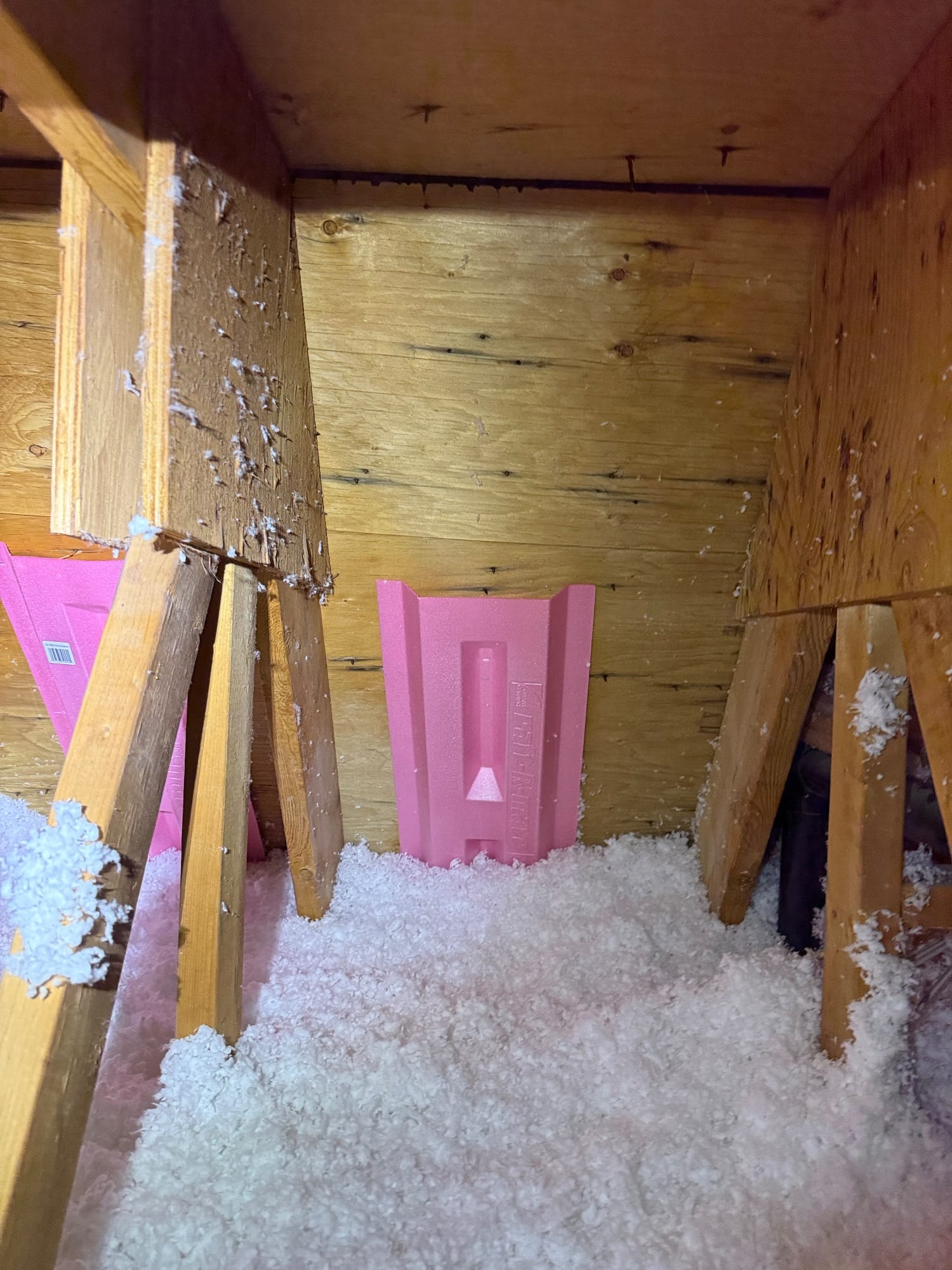 The same sheathing after treatment &mdash; cleaned and sealed.